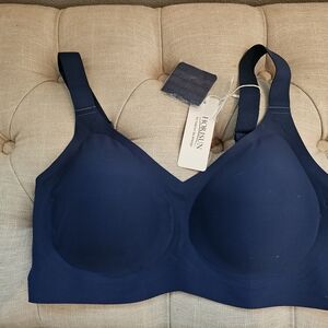 HORISUN BLUE COMFORT BRA! SIZE LARGE! NWTS!